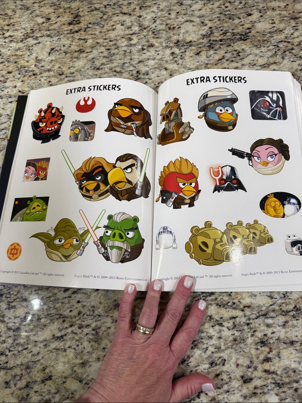 Angry Birds Star Wars II Ultimate Sticker Collection Book 1000+ Reusable Stick - Picture 5 of 13